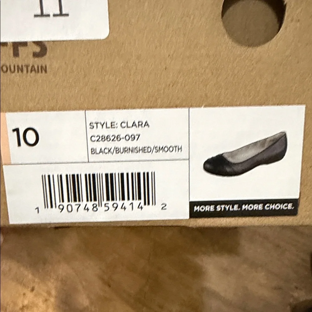 Cliffs by WHITE MOUNTAIN Black Women's Slip-On Ballet Flats size 10 - Picture 8 of 8